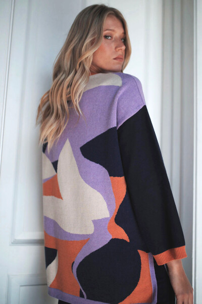 Sweater Flor Winter Lila