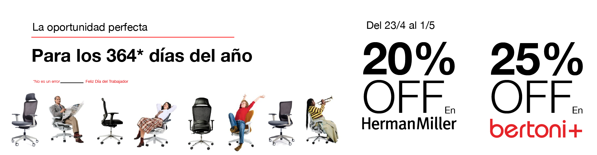 Banners descuentos Día del Trabajador 2026