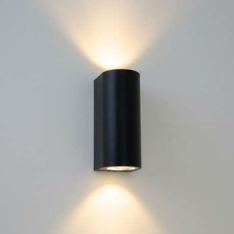 ARTEFACTO EXTERIOR ASTI PARA ADORSAR EN PARED BIDIRECCIONAL 12W Artefacto Exterior LED Asti Para Adosar Bidireccional 12W Negro