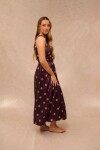 VESTIDO LULANI ESTAMPADO CIRUELA LUNARES VESTIDO LULANI ESTAMPADO CIRUELA LUNARES