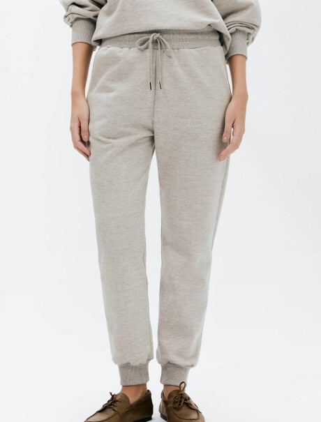 PANTALÓN BABUCHA DE ALGODÓN BEIGE