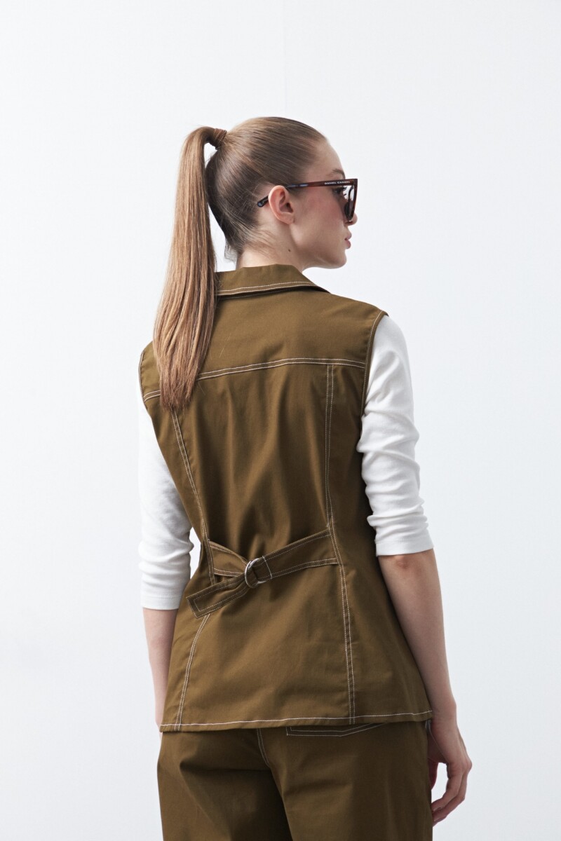 CHALECO BERTA Verde Musgo