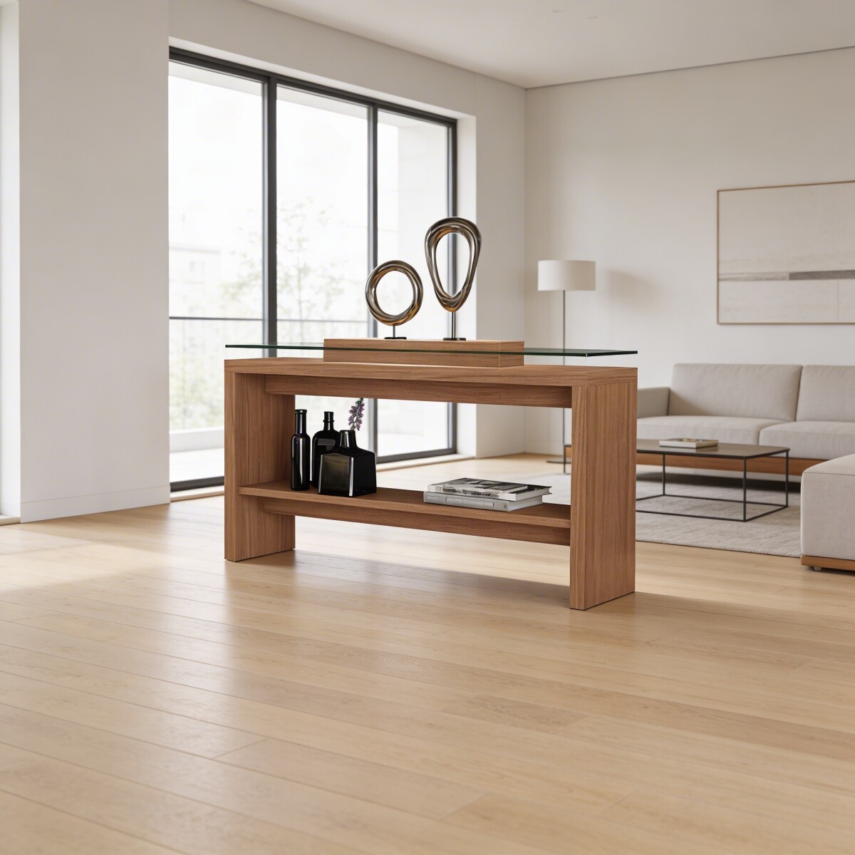 Aparador Moderno Prisma 136cm - Nature 