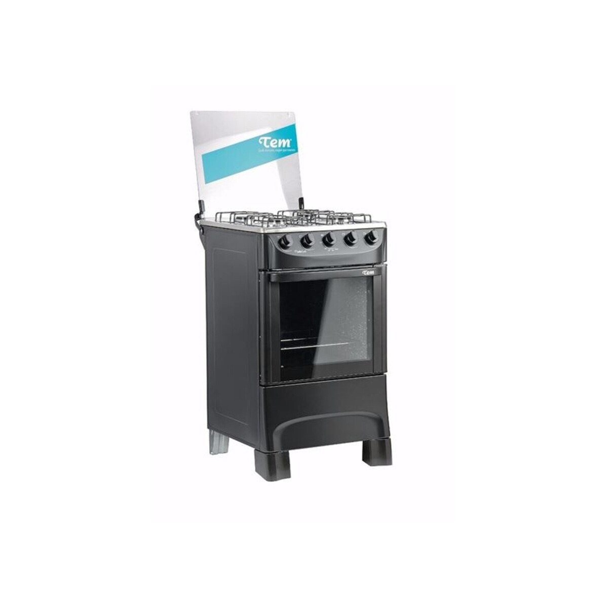Cocina Tem Mastercook 4h Negra Z2721 