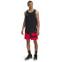 UA M Zone 7" Wvn Short Grphc RED-600