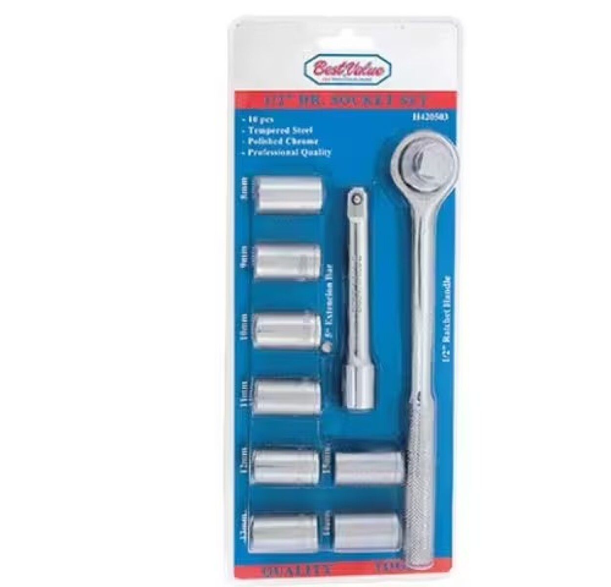 Jgo Dados De 1/2 10 Pz Milimetrico 