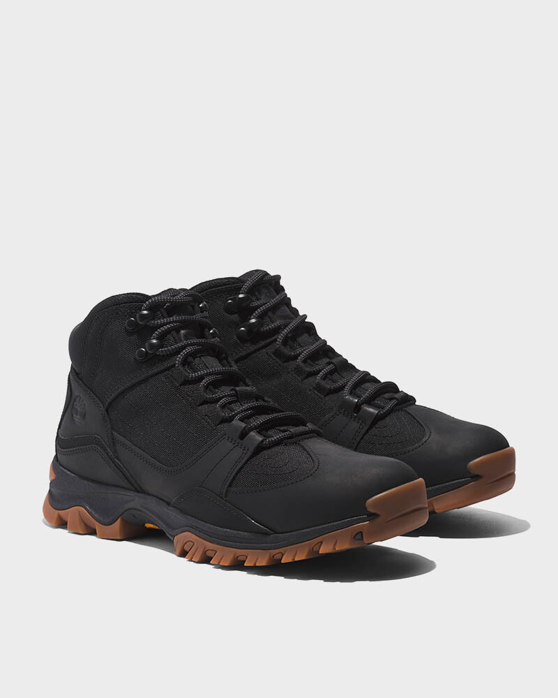 Botas Mt. Maddsen Mid Hombre Black Full Grain