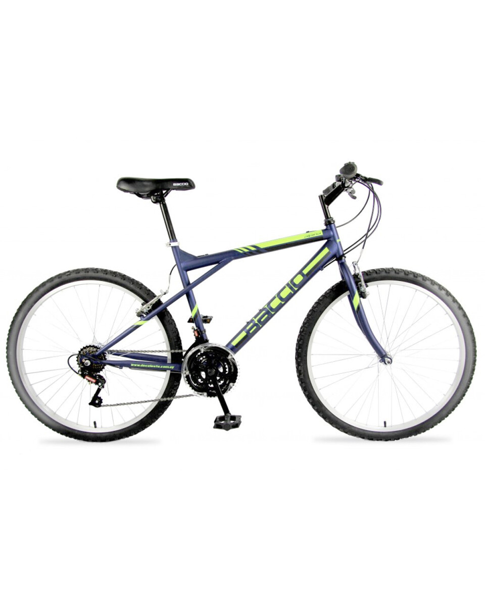 Bicicleta Baccio Alpina Man Montaña rodado 26 con 21 cambios - Azul 