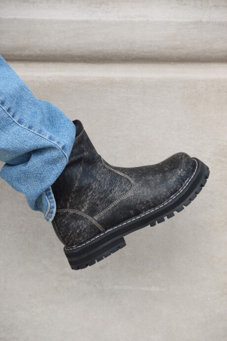 Botas Praga Gris Gastado Botas Praga Gris Gastado
