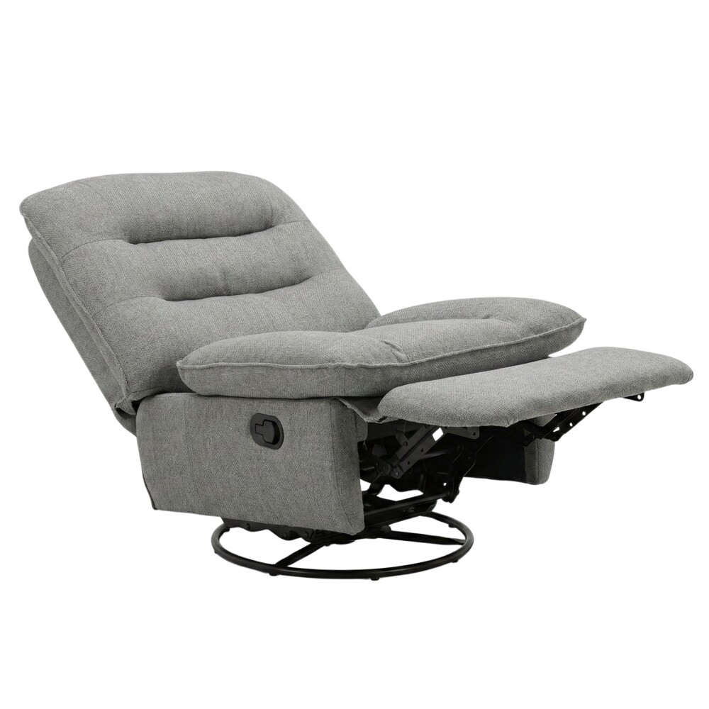 Sillón Recliner Giratorio mecedora - Atlas Gris