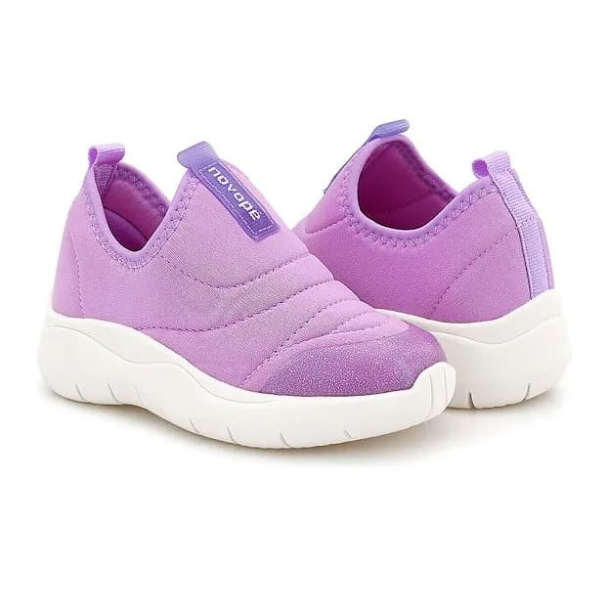 Championes Comfy - Violetas con Brillos 