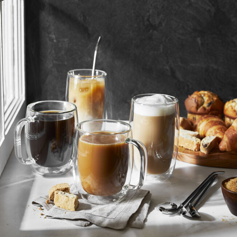 ZWILLING SORRENTO PLUS TAZA DOBLE FONDO LATTE T. LARGO 450 ML X2 ZWILLING SORRENTO PLUS TAZA DOBLE FONDO LATTE T. LARGO 450 ML X2