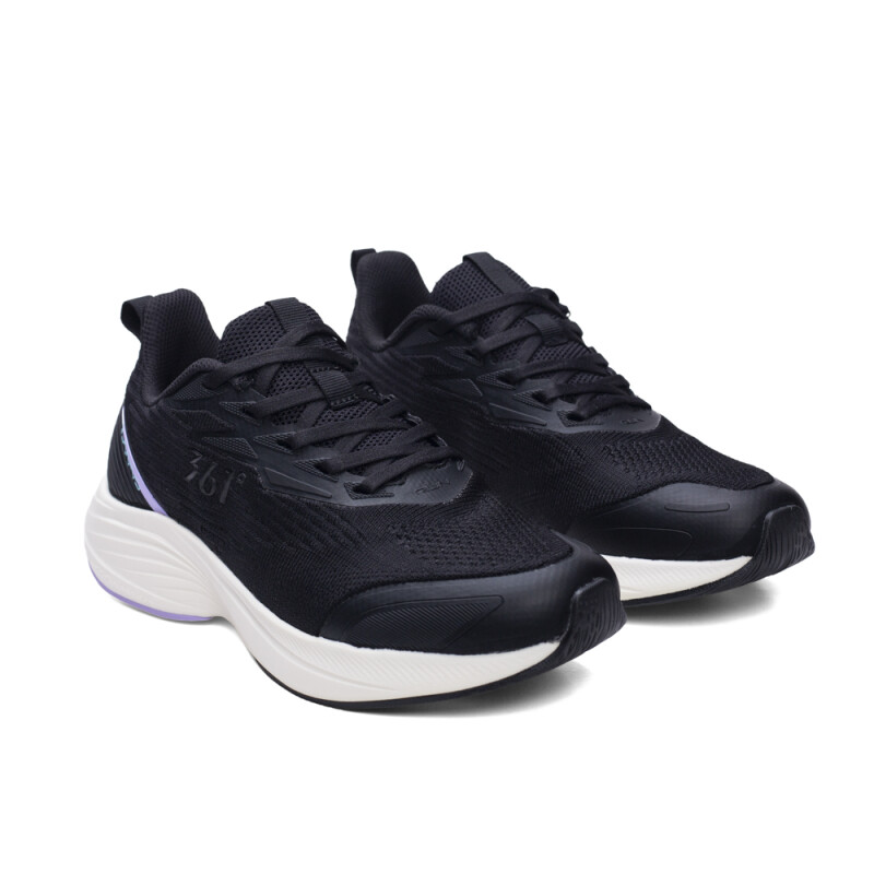 Zapatillas Running W Cushion Shoes Mujer Obsidian Black/lavender