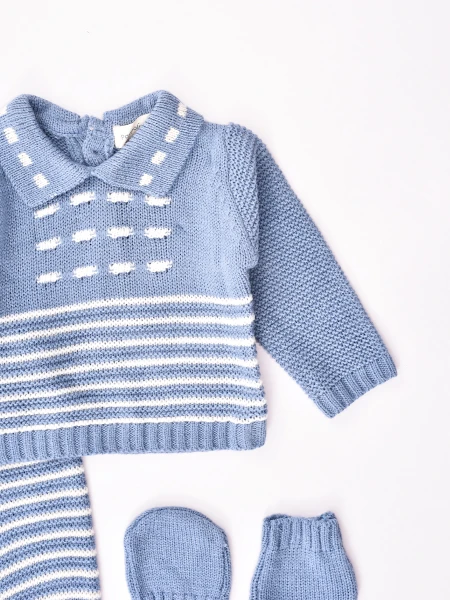 CONJUNTO RECIEN NACIDO AZUL