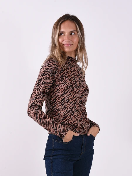 POLERA ZEBRA ESTAMPADO