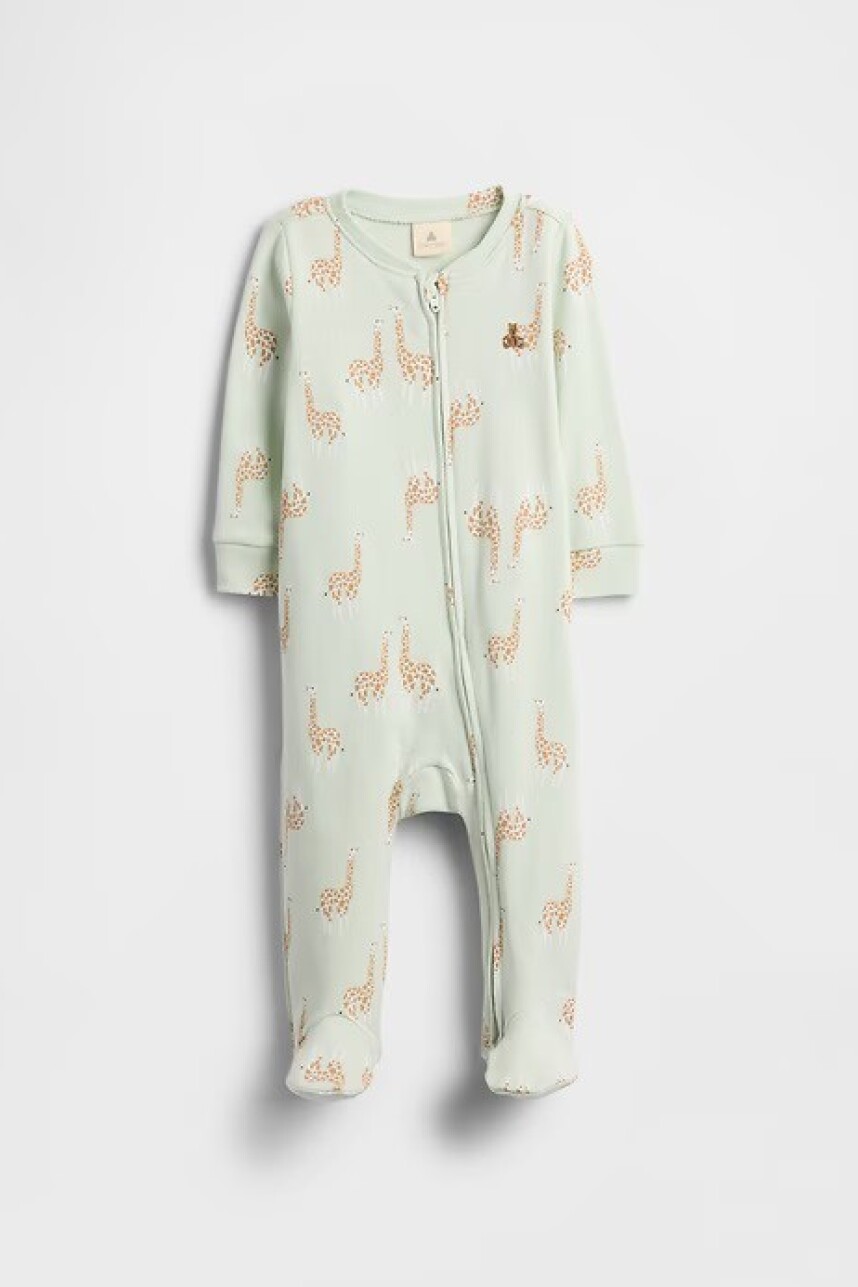 Pijama Bebé Soft Mint Green 074-80