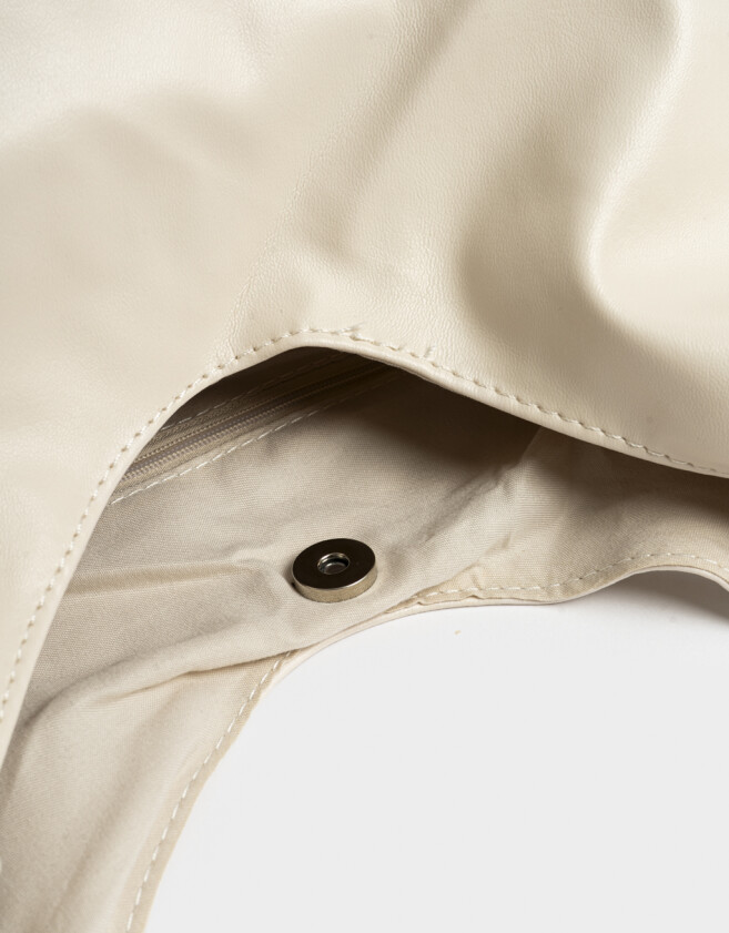 Shopper Cartera Hobo Ivory - Blanco Crudo