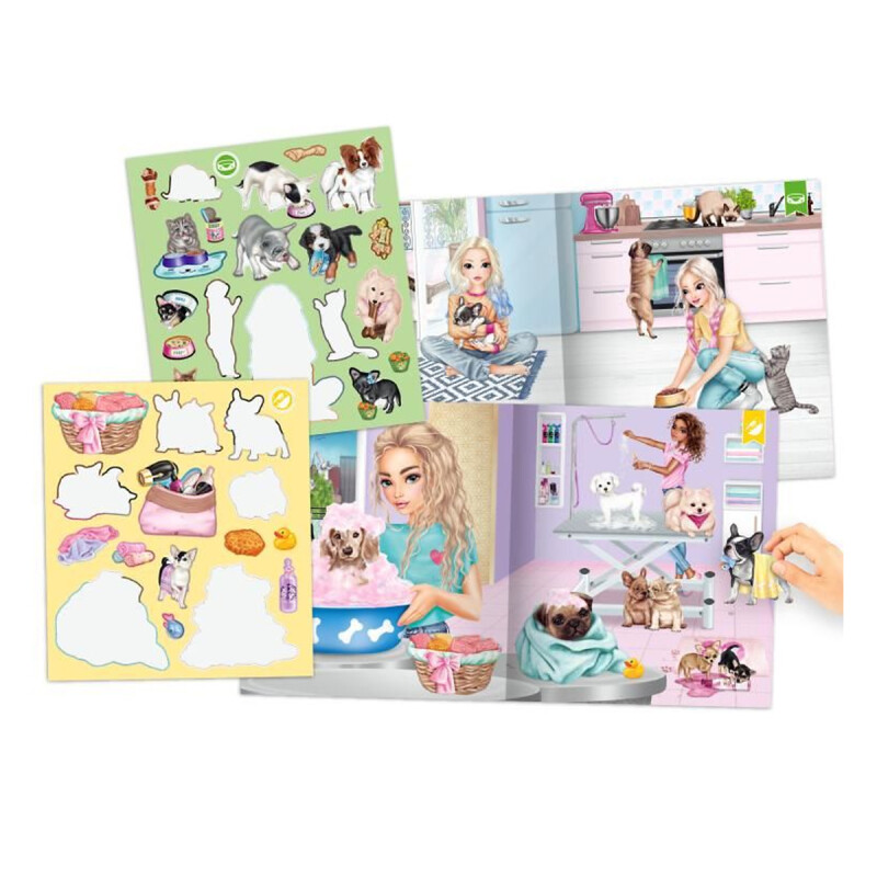 Álbum Sticker world Kitty and Doggy Top Model Álbum Sticker world Kitty and Doggy Top Model