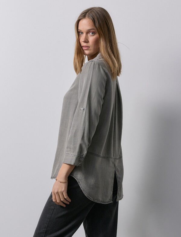 Camisa Tencel GRIS