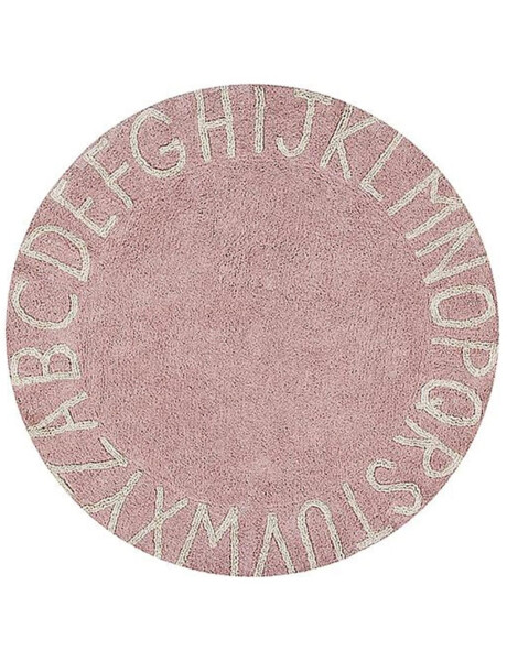 ALFOMBRA REDONDA POP 100CM ROSA LETRAS ALFOMBRA REDONDA POP 100CM ROSA LETRAS
