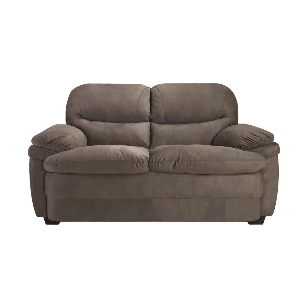 JUEGO DE SILLONES TELA CELICA CHOCOLATE 3 + 2 CUERPOS