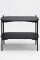 Mesa auxilliar TB-10 doble Negra