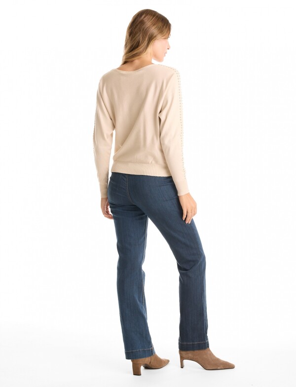 Buzo Dolman Tachas BEIGE
