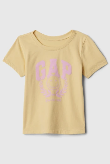 Remera Logo Gap Toddler Niña New Chamois