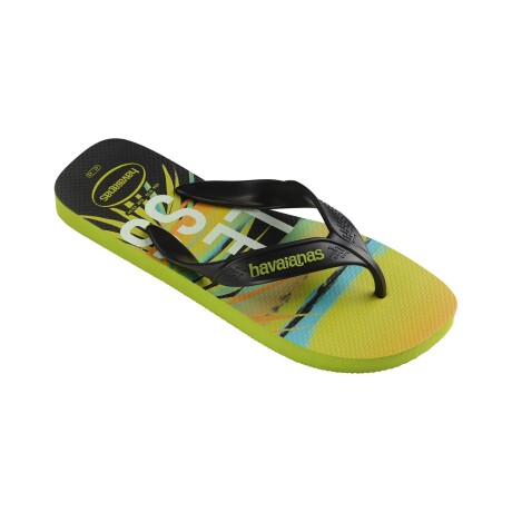 Chancletas ojotas Havaianas Surf originales Lemon Green