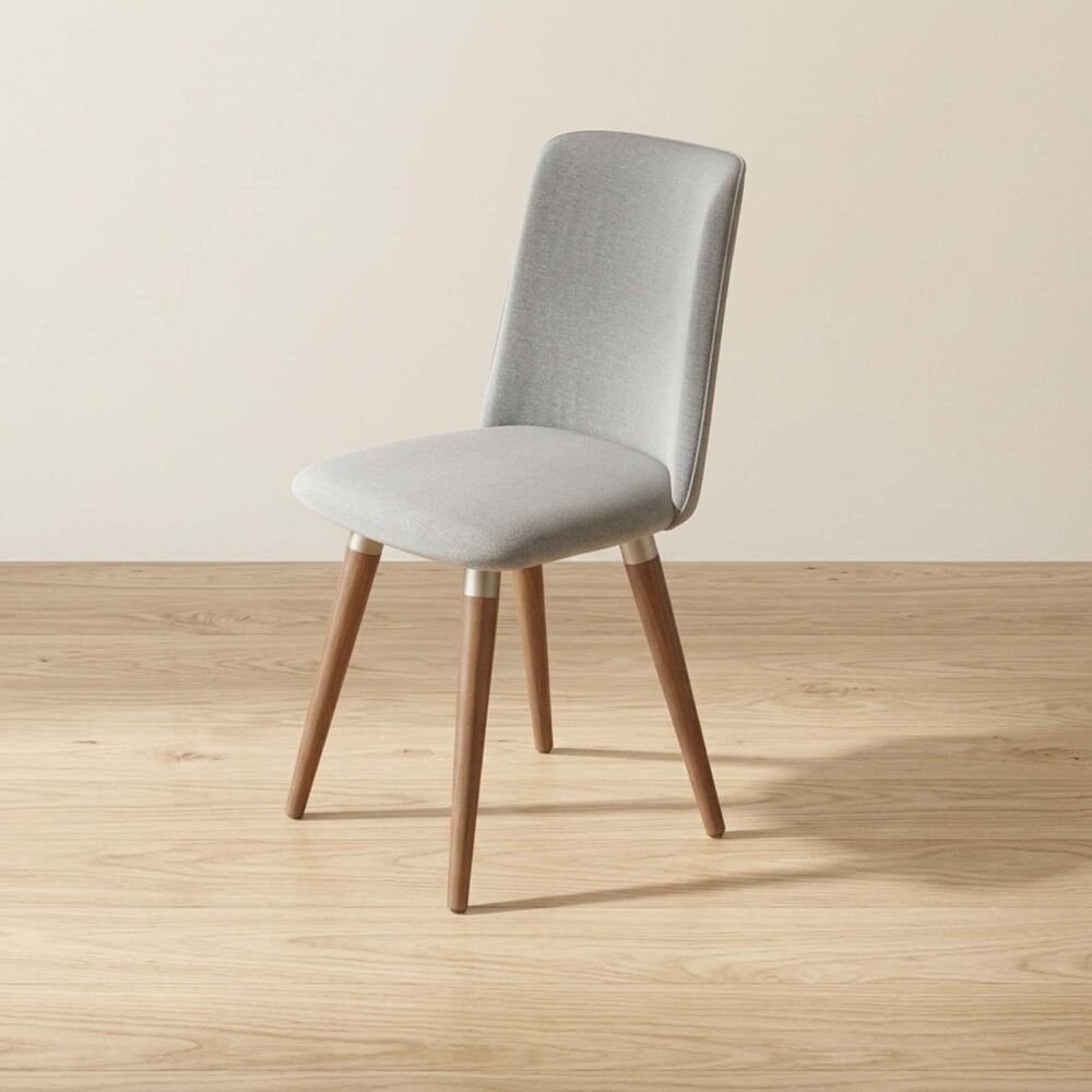 SILLA DE COMEDOR MADERA GRIS IVETE GIRATORIA