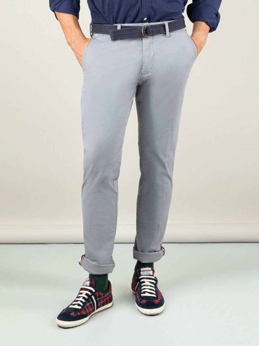 Pantalón Chino - Gris 