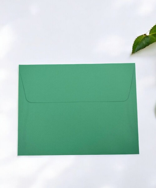 Sobre color 120 grs 14x18 cm. VERDE OSCURO