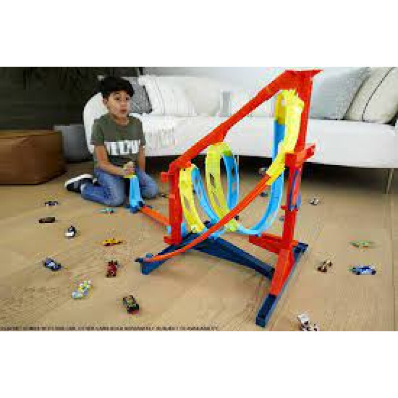Hot Wheels Track Builder Kit De Giros Sin Limite Hot Wheels Track Builder Kit De Giros Sin Limite