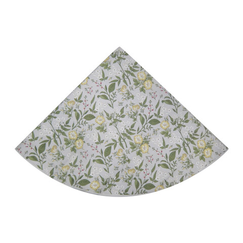 Mantel Redondo Waterproof Home Class 160 cm 3523 FLOR BEIGE