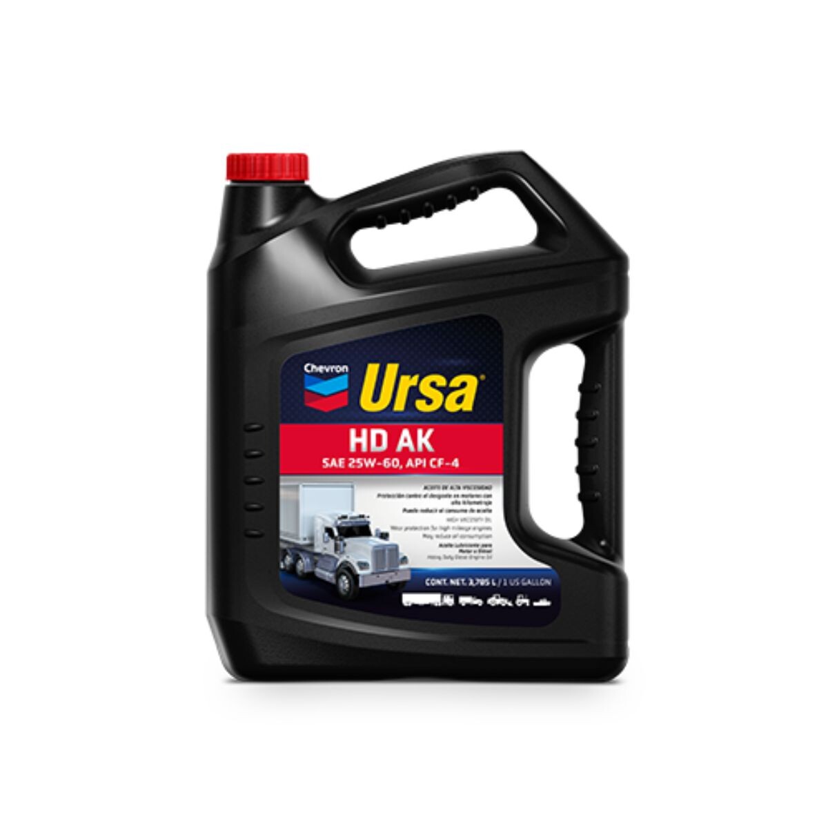ACEITE 25W60 TEXACO URSA 4LT 