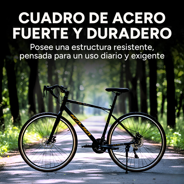 Bicicleta Kajla Ruta Rodado 26 Freno De Disco 21 Velocidades Negro 1