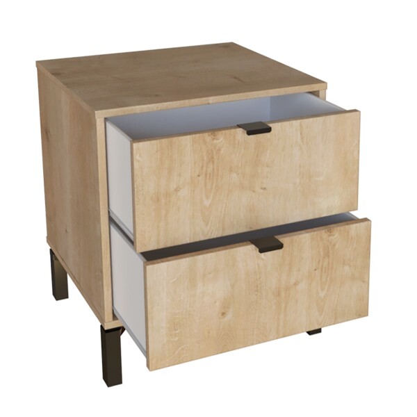 Mesa De Luz Marden 2c Blanco MARRON