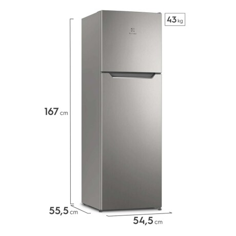 REFRIGERADOR ELECTROLUX 262-LITROS GRIS FRIO SECO ERT28F6Y4AS