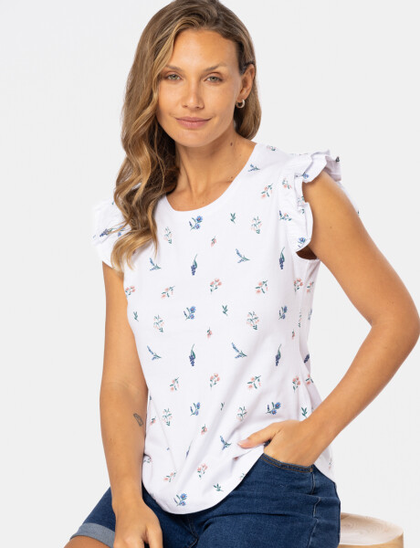 REMERA ESTAMPADA Blanco