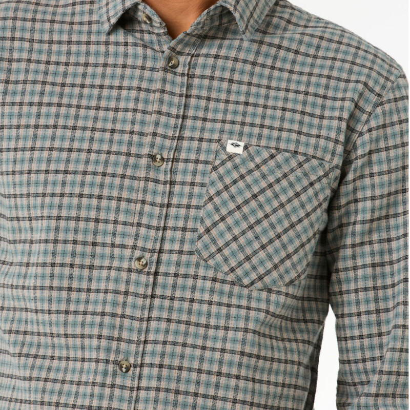 Camisa Rip Curl Classic Surf Checked In Flanne Camisa Rip Curl Classic Surf Checked In Flanne