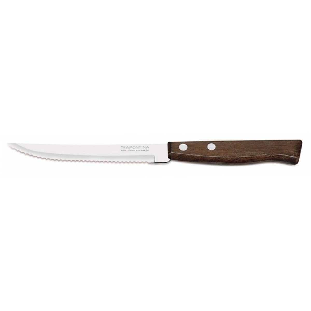 Cuchillo con mango de madera, modelo TRADICIONAL, 12 piezas - TN8205 