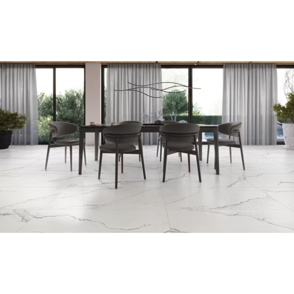 Cerámica Calacata Lux 58x120cm Mate y Rectificado Cerámica Calacata Lux 58x120cm Mate Y Rectificado