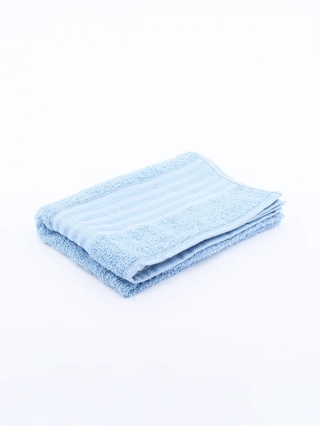 TOALLA ROSTRO DECOR AZUL