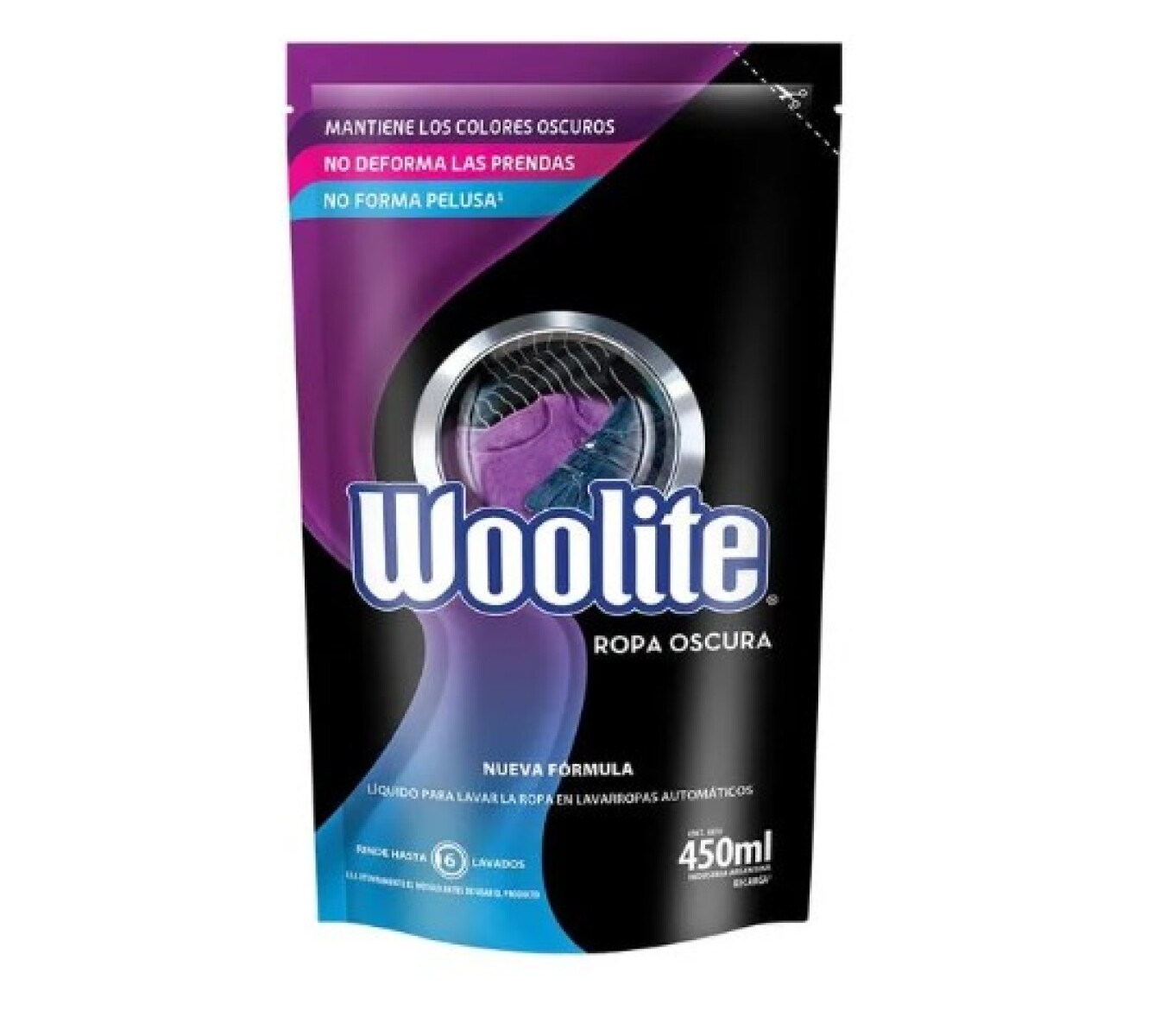 Woolite jabón líquido 450 ml - Ropa oscura 