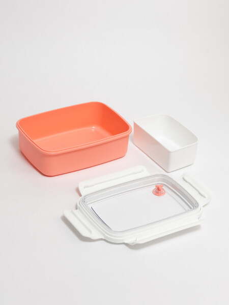 Tupper Combinado Rosa Y Crudo