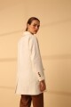 BLAZER CIPRA LINEN SS24 Blanco
