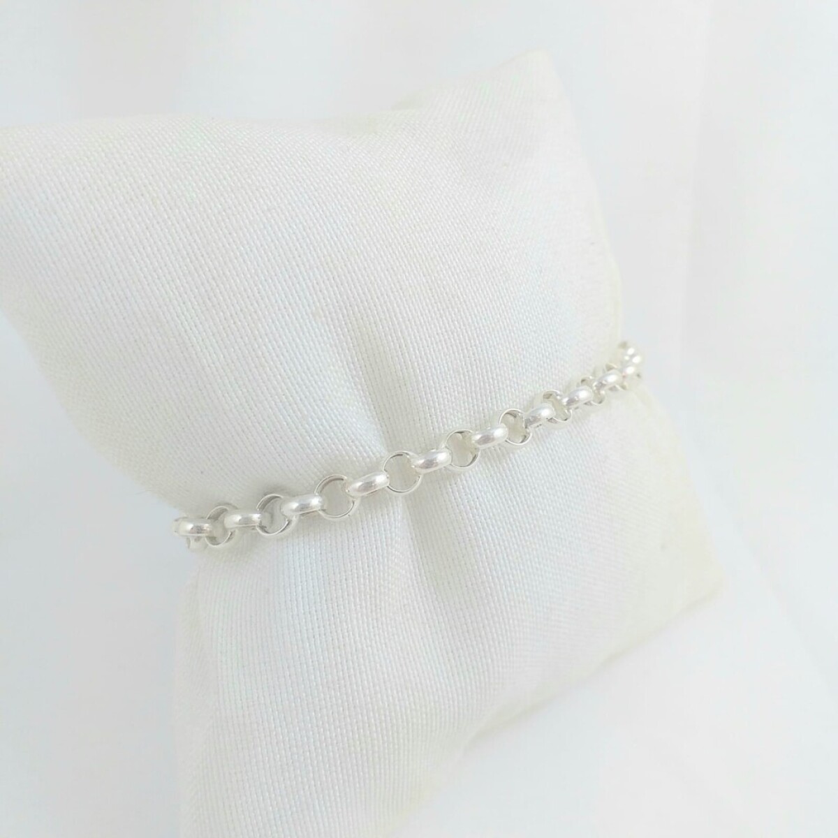 Pulsera de Plata 925 con cierre marinero - Modelo Rolo 