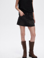 Falda Sumaya Gris Oscuro
