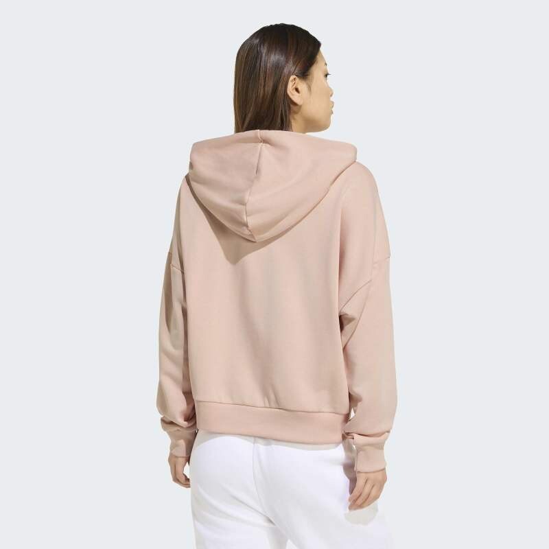 Canguro Adidas Essentials Big Logo Holgado Rosado