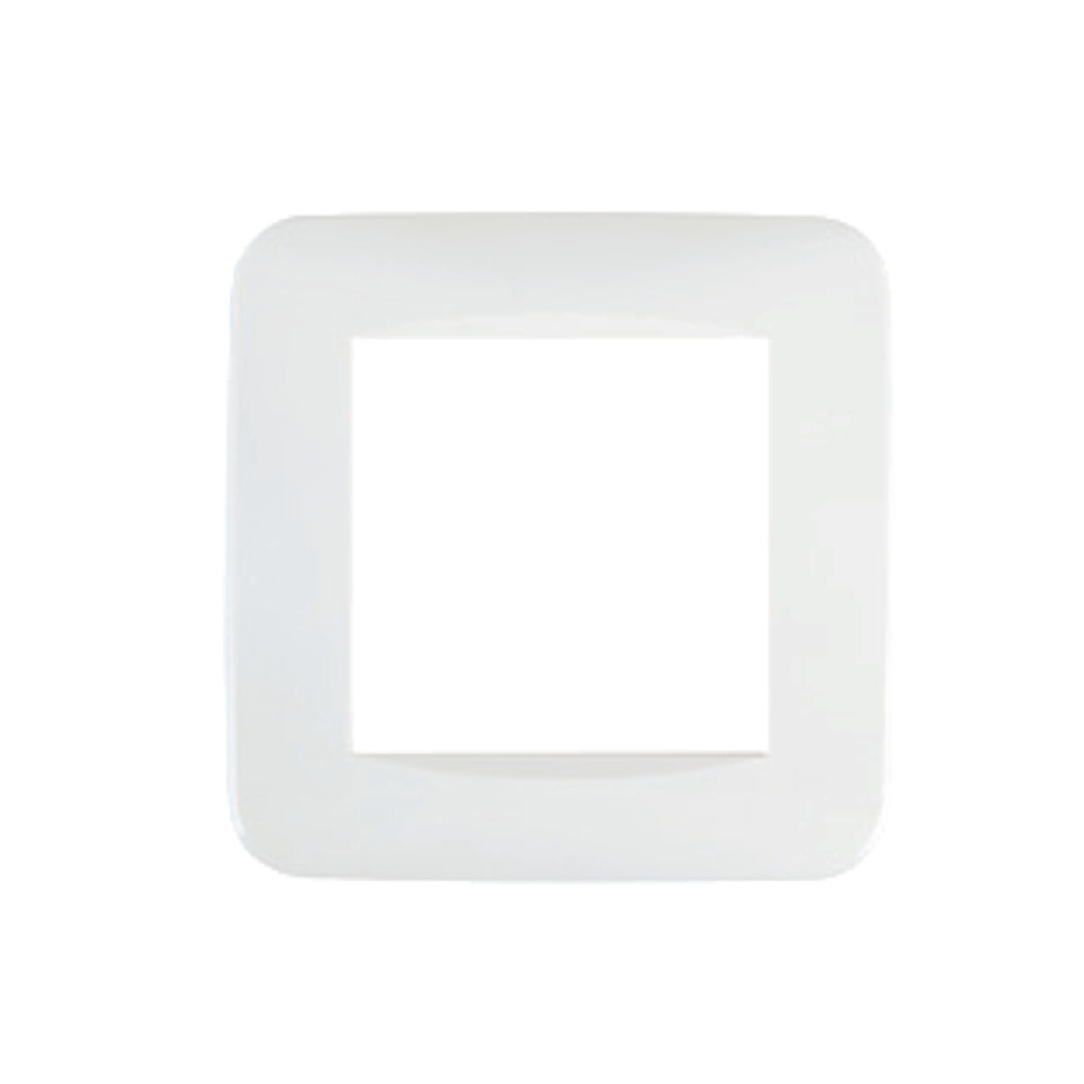 Plaqueta p/2 módulos, blanco - Mini Reggio - M46908 